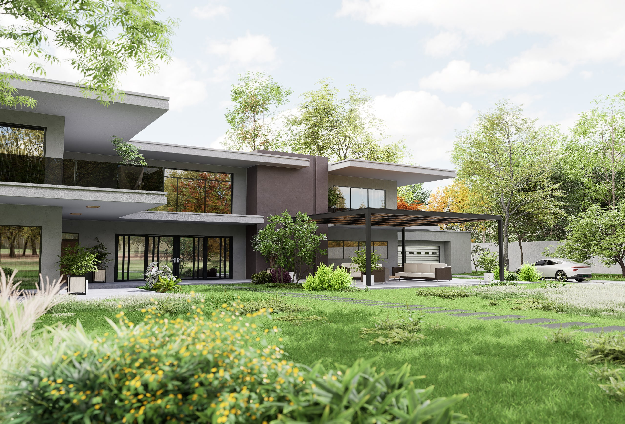 Do realistic 3d landscape design and architectural rendering by Malindu_s |  Fiverr, image size:2560x1738