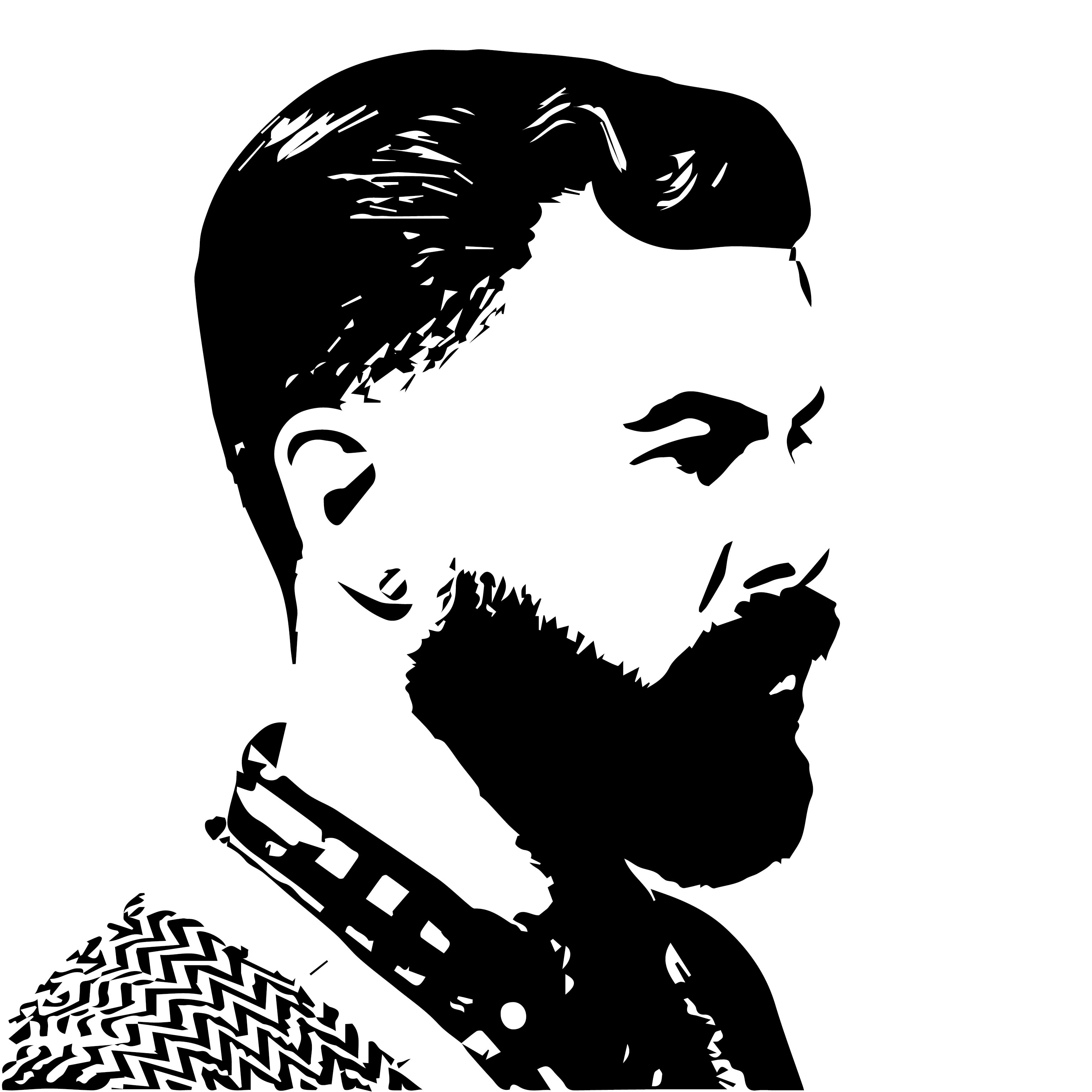 Convert Image To Black White Vector Silhouette Online Images Poster