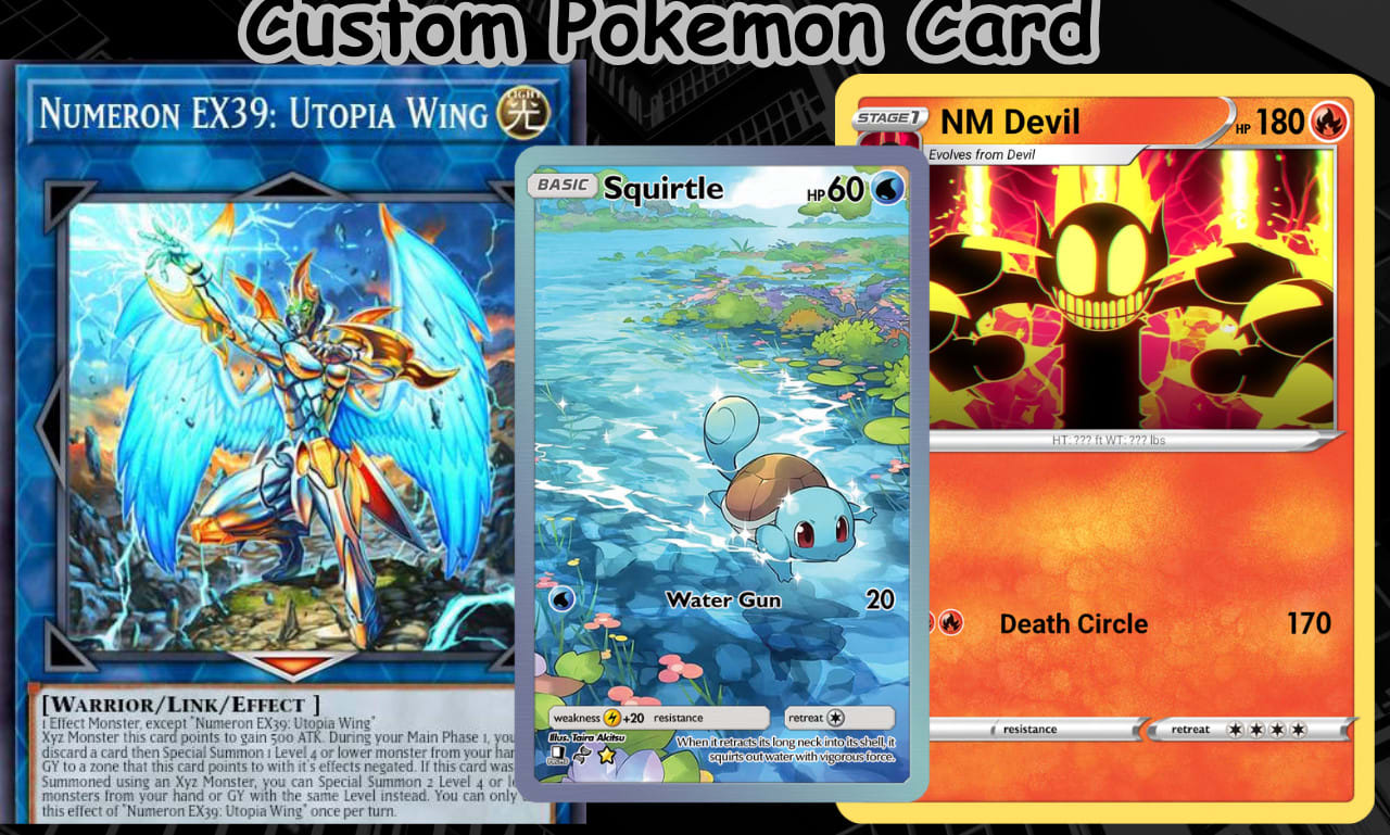 Design pokemon card tcg yugioh card template playing card, nft, tarot, ar card by Carduza | Fiverr Design pokemon card tcg yugioh card template playing card, nft, tarot, ar card by Carduza | Fiverr