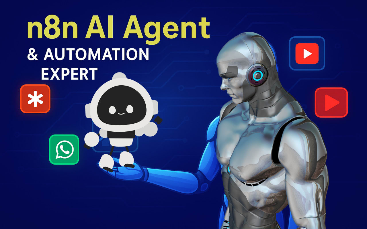 N8n ai agent, n8n ai automation, n8n workflow n8n ai receptionist by  Wilson_ai2 | Fiverr