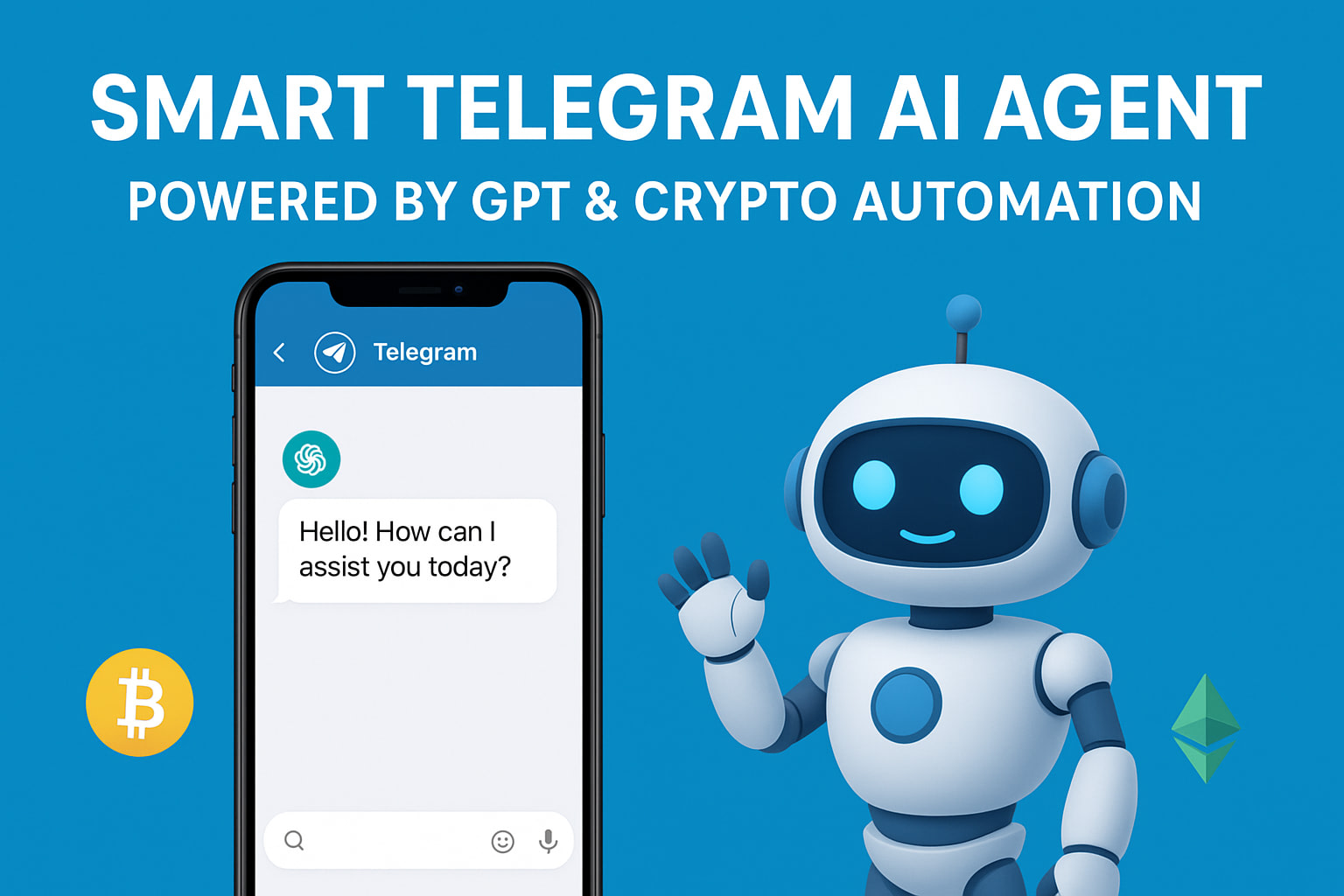 Create telegram ai agent, develop telegram bot, telegram bot, telegram chat  bot by Peacedorcas311 | Fiverr