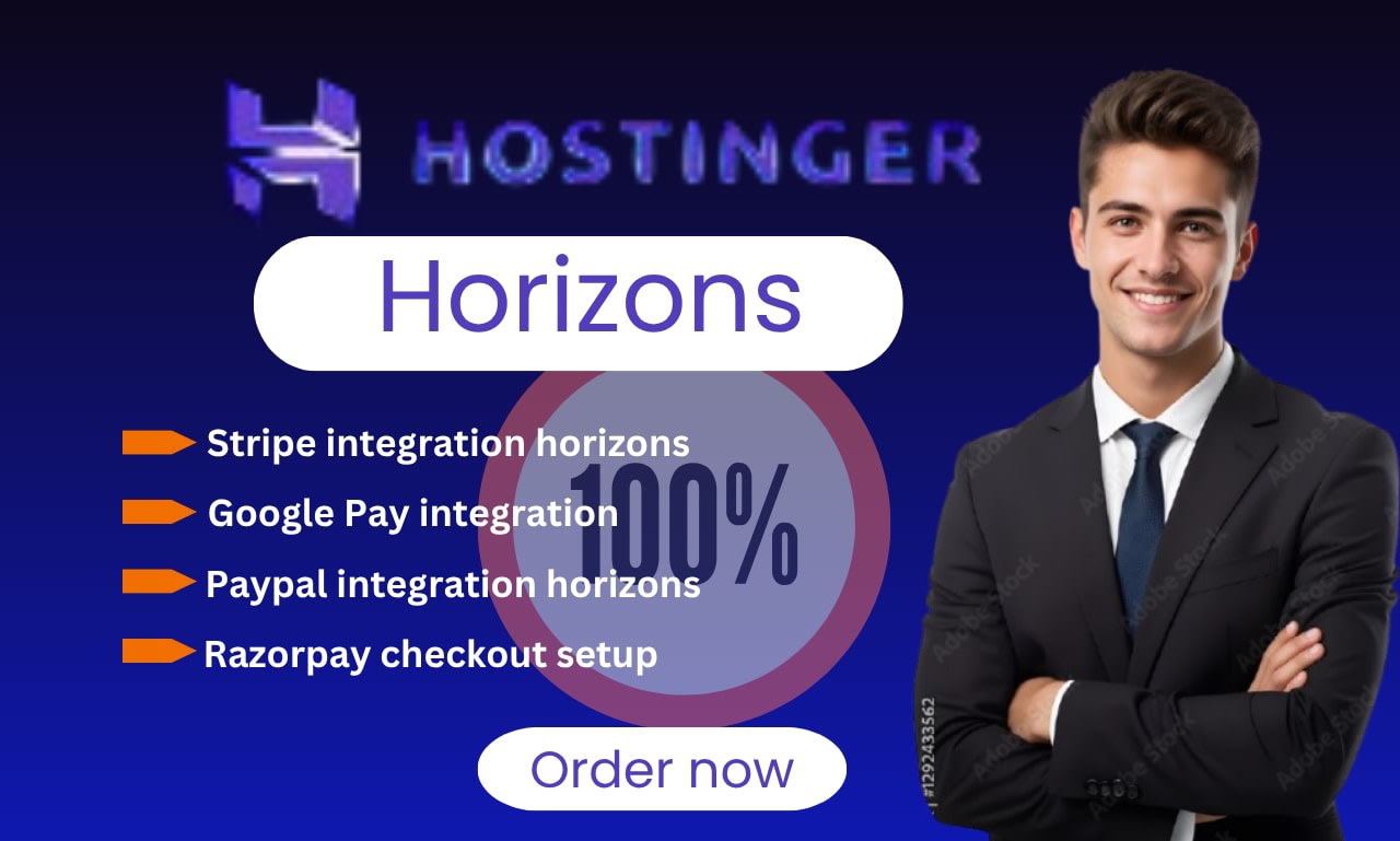Hostinger horizon stripe paypal btc google pay razorpay payment integration  by Regald__expert | Fiverr