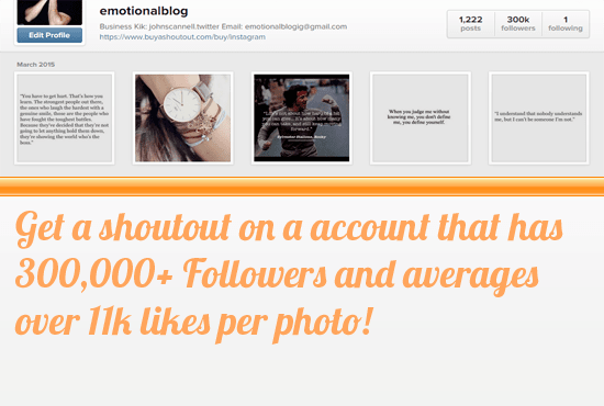 - 300 k instagram followers