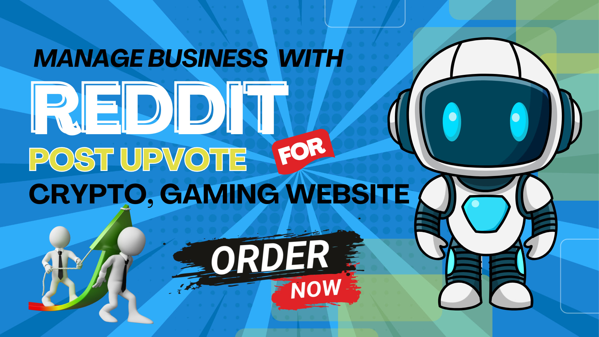 Manage business website with reddit post upvote for crypto gaming product  by Lizbeth_aluko | Fiverr