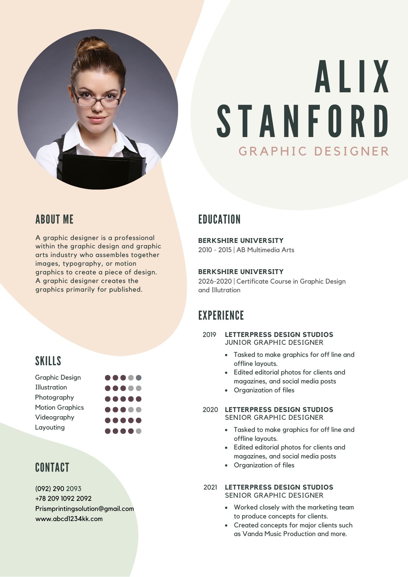 Design Resume Cv Curriculum Vitae Or Cover Letter For You By Prinxkhanz Fiverr