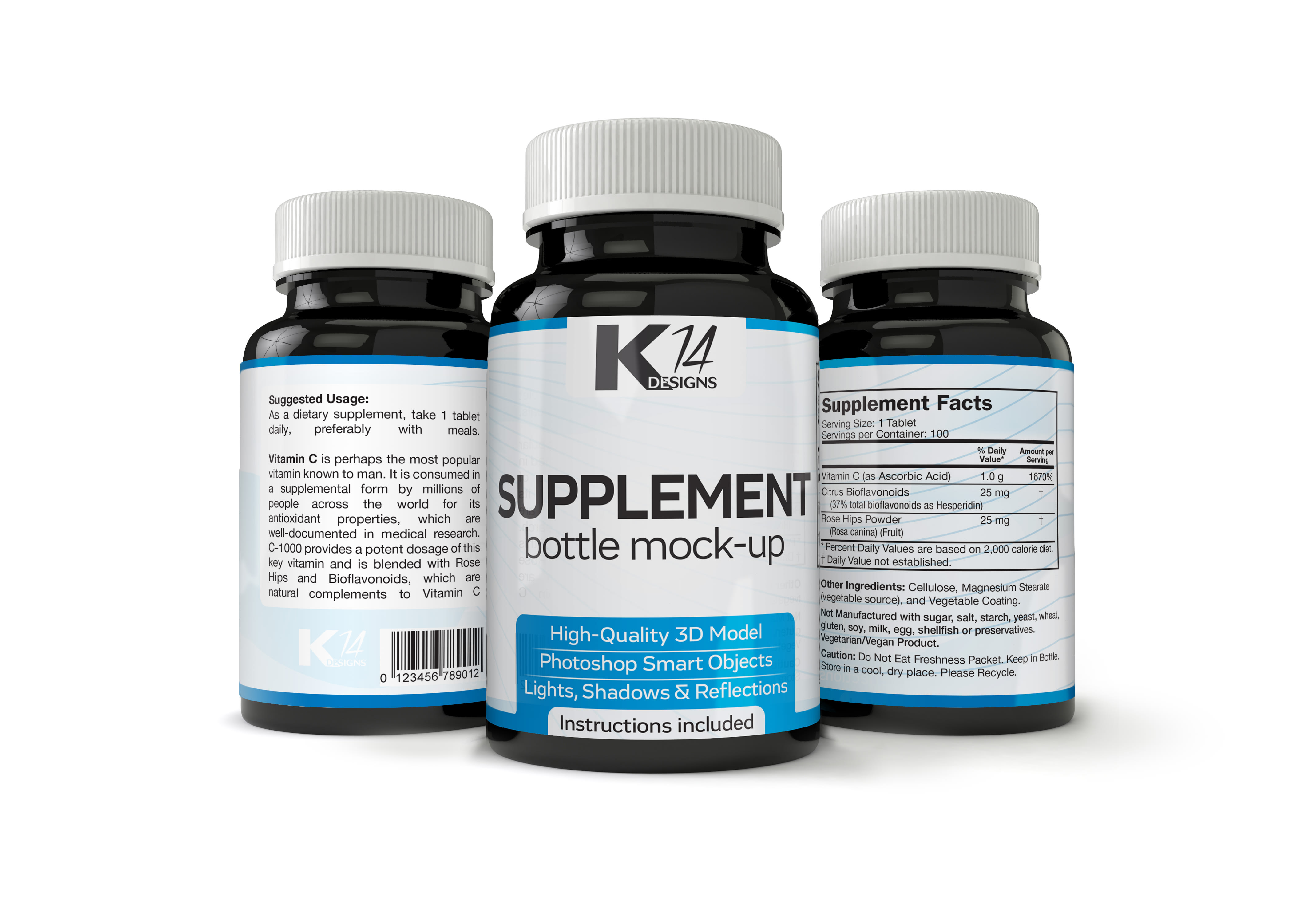 Turn Your Product Label Into Realistic 3d Bottle In 24 Hours By