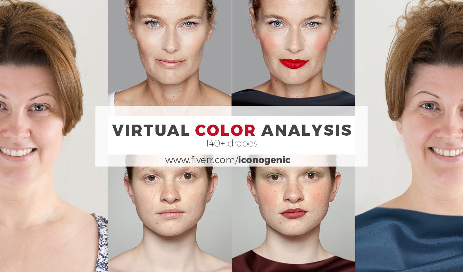 Do Virtual Color Analysis Draping By Iconogenic