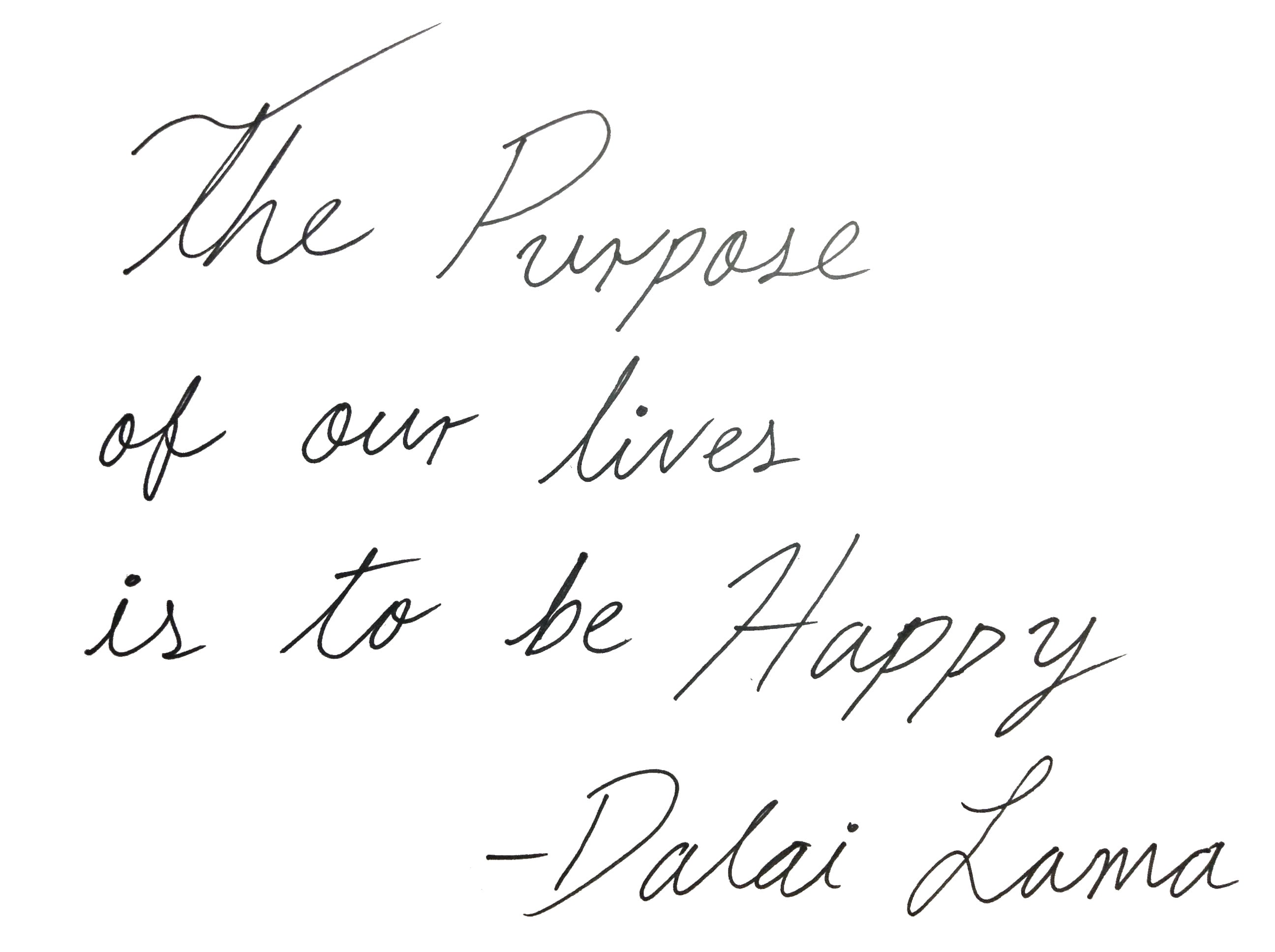 Inspirational Quotes In Cursive