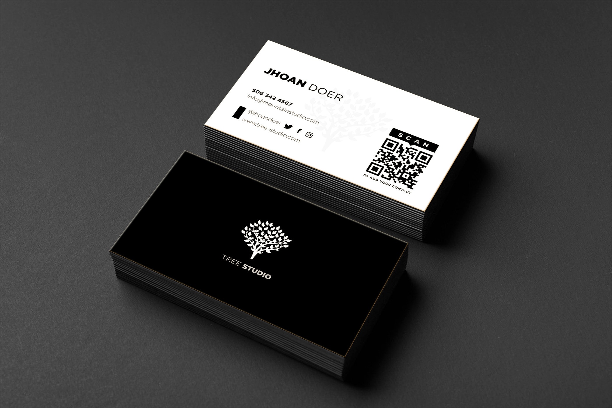 Do a professional minimalist business card design by Aviyansah | Fiverr