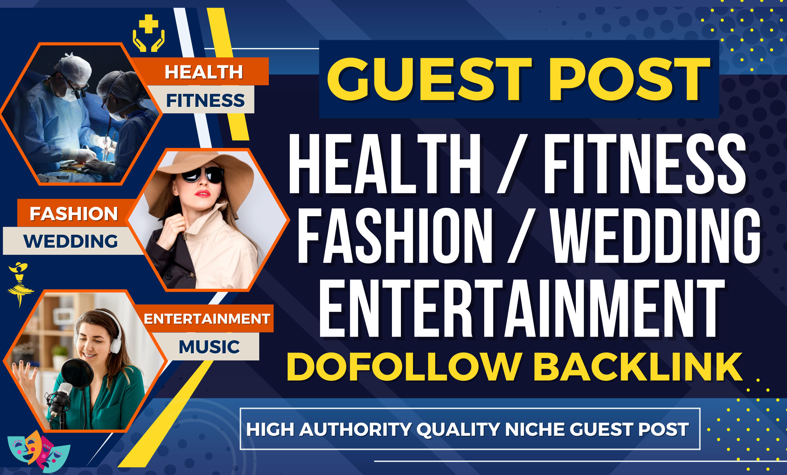 Write and publish guest post on health, beauty, fashion, wedding niche blog  by Hqbacklink Fiverr