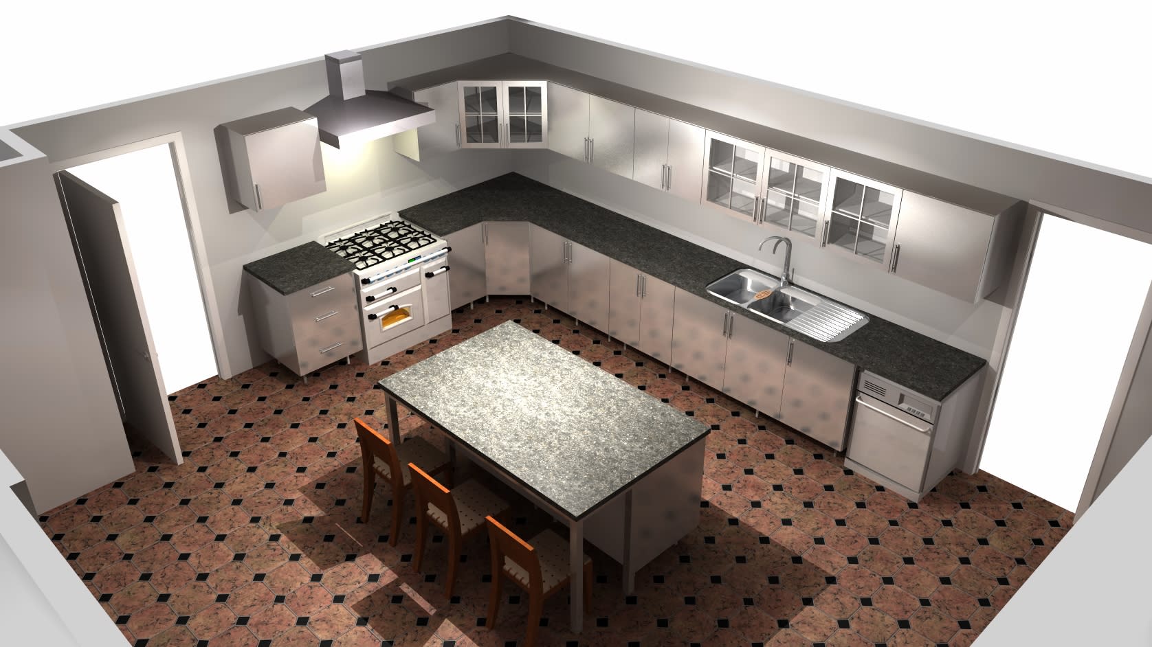 Do 3d Kitchen Design In 2020 By Sheronrex Fiverr