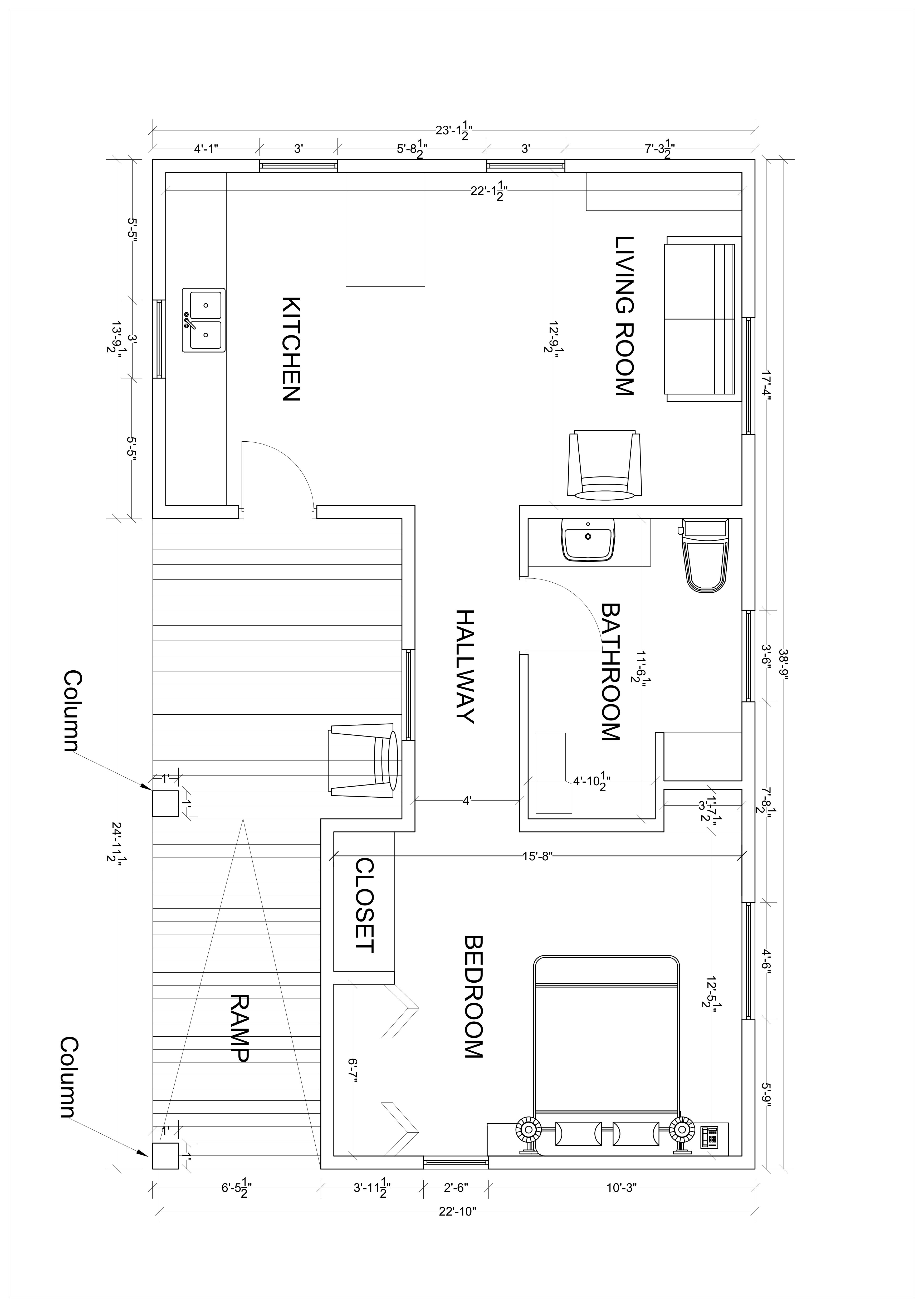 Do Pdf Or Hand Sketch To Professional Floor Plan Super Fast