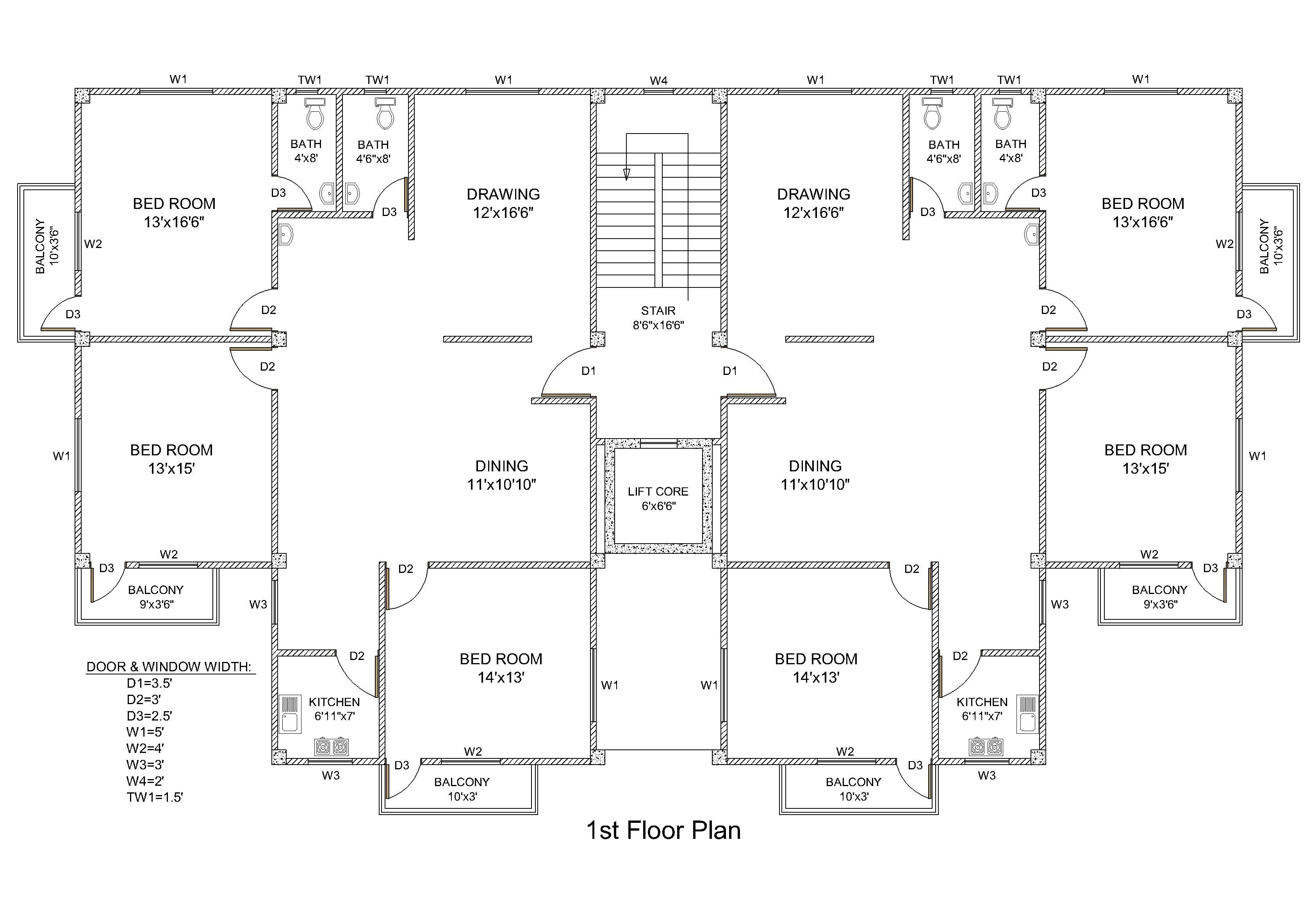 2d house plan drawing - tonepsado