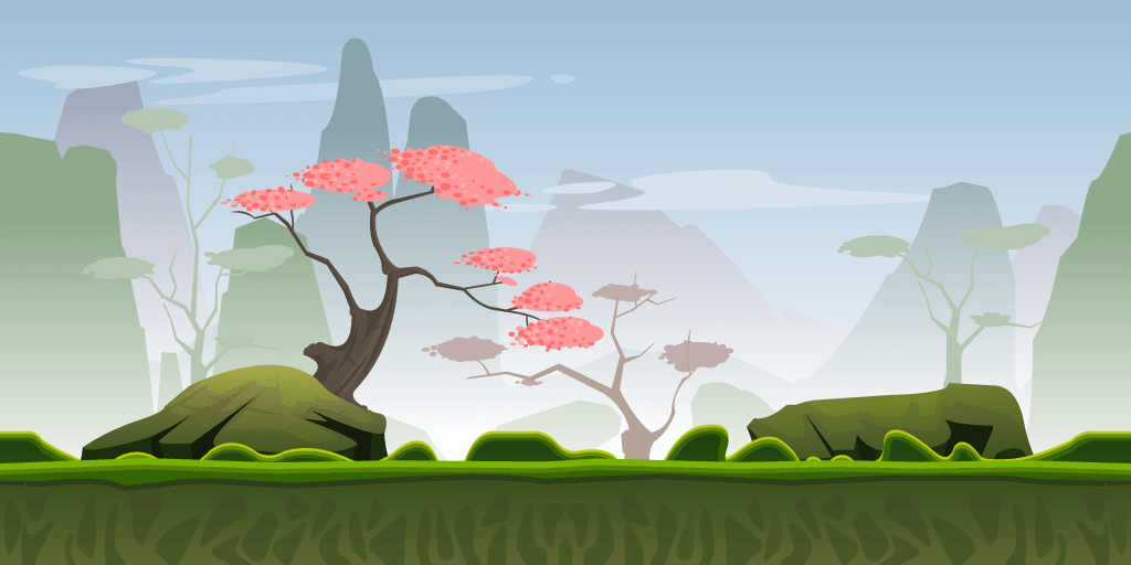 Make any 2d animation game backgrounds by Canvaskite | Fiverr
