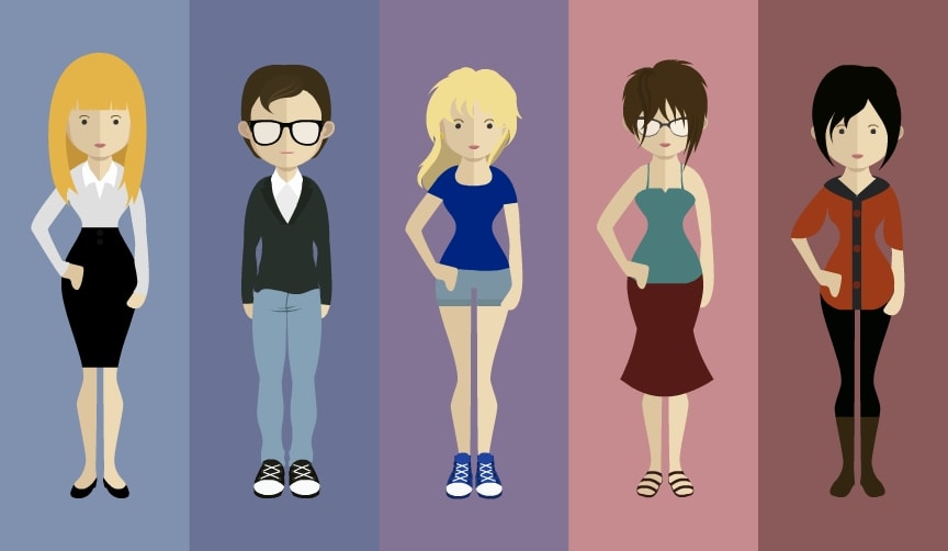 Create a modern flat cartoon character, art style 1 by Alexchristino | Fiverr Create a modern flat cartoon character, art style 1 by Alexchristino | Fiverr
