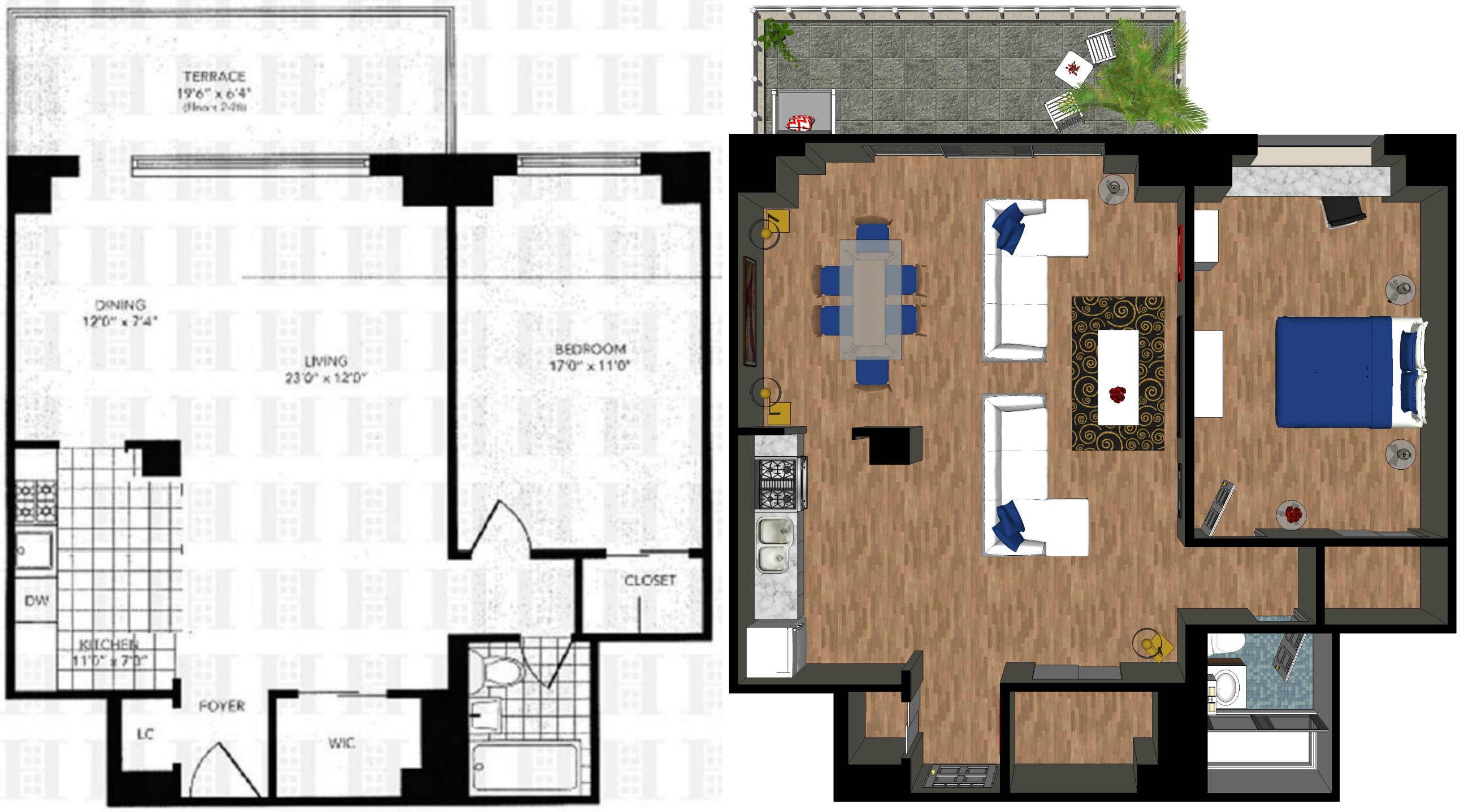 Quickly Draw 3d Model And Render A Floorplan Using Sketchup By
