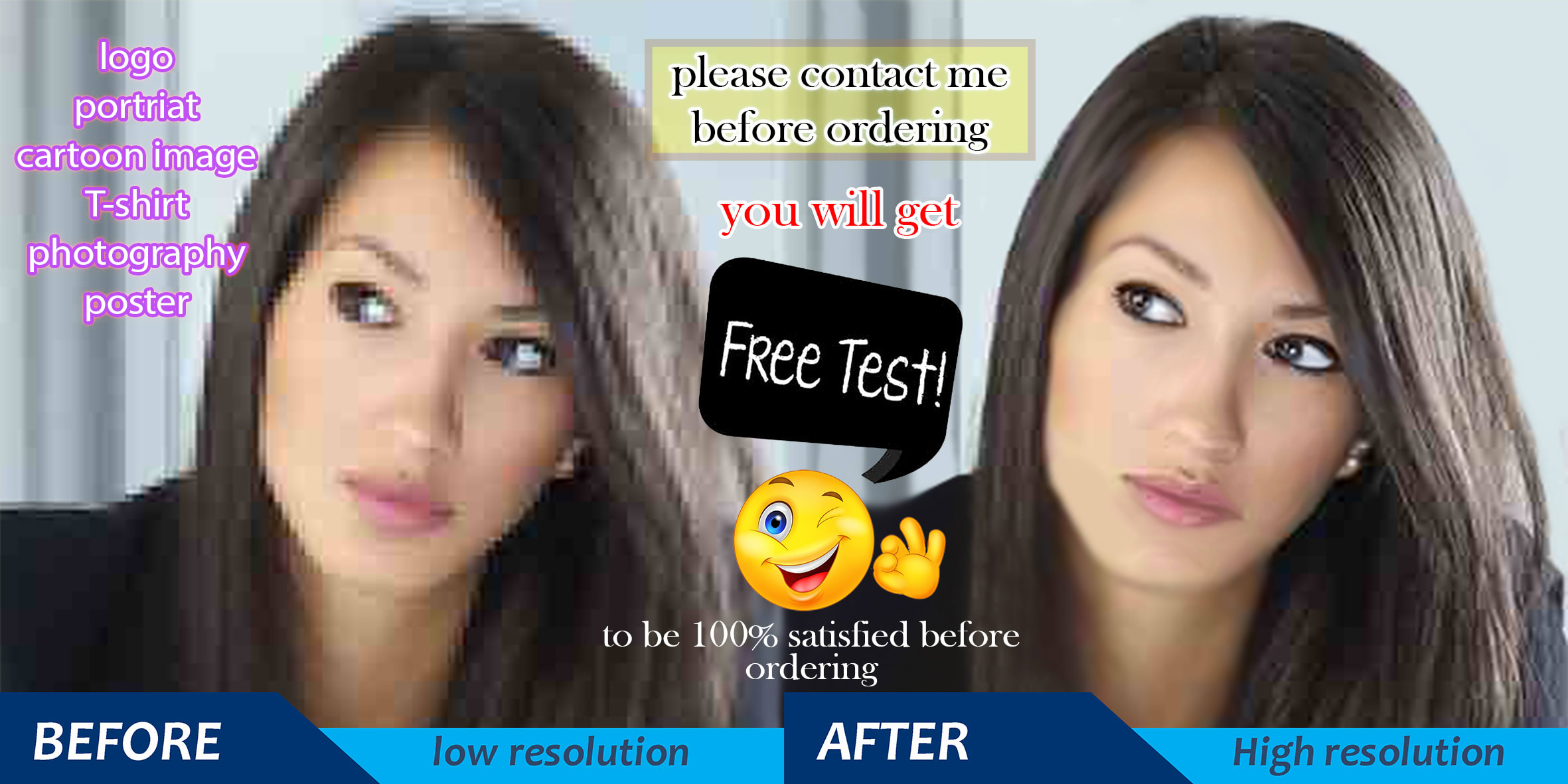 Increase Resolution Of Images With Enhancement By Yousef 90 Fiverr