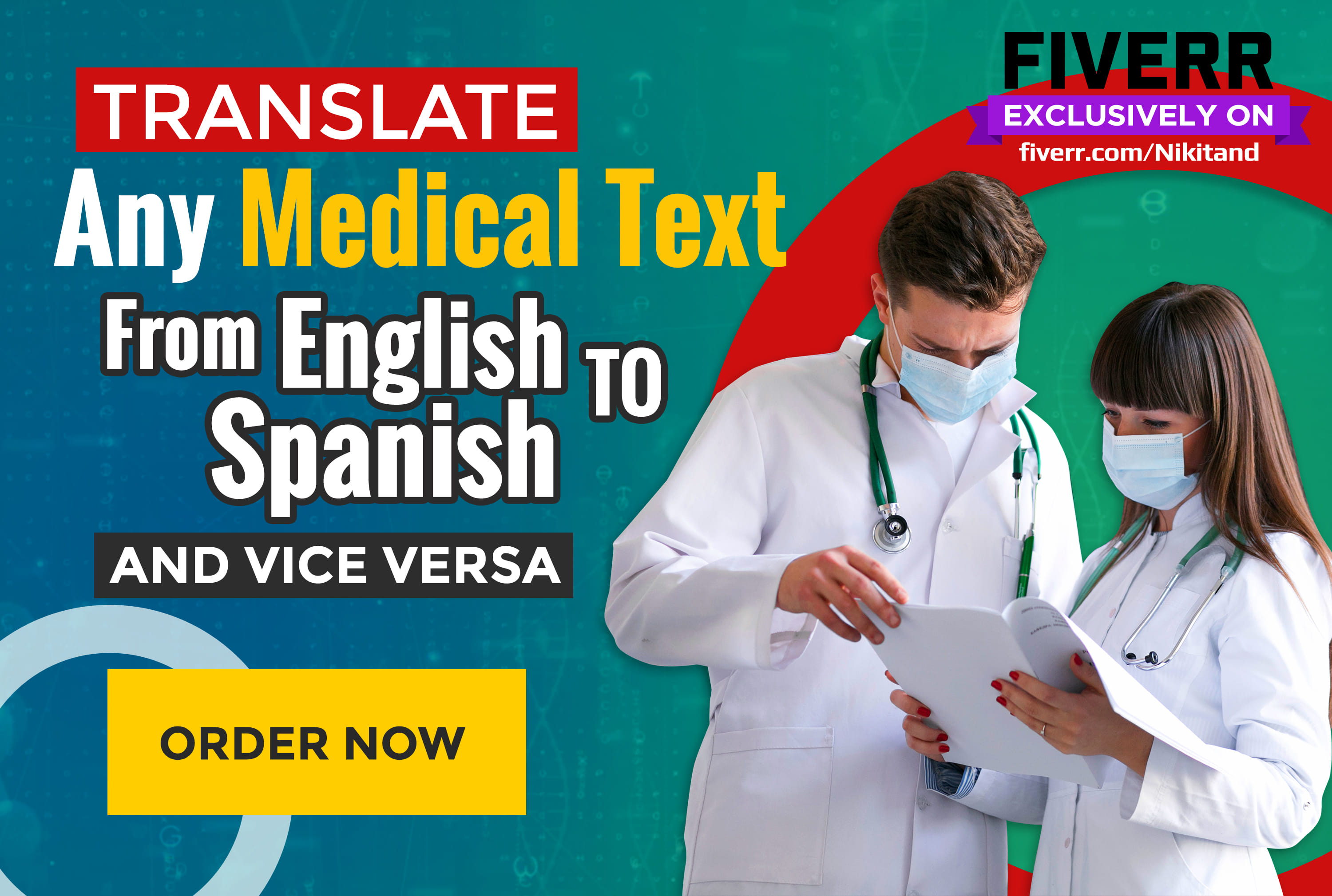 Translate any medical text from english to spanish and viceversa ...