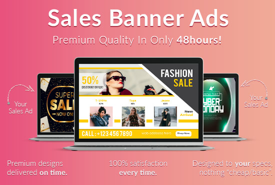 Design Premium Quality Sales Banner Ad Flyer Or Poster By Deanna22