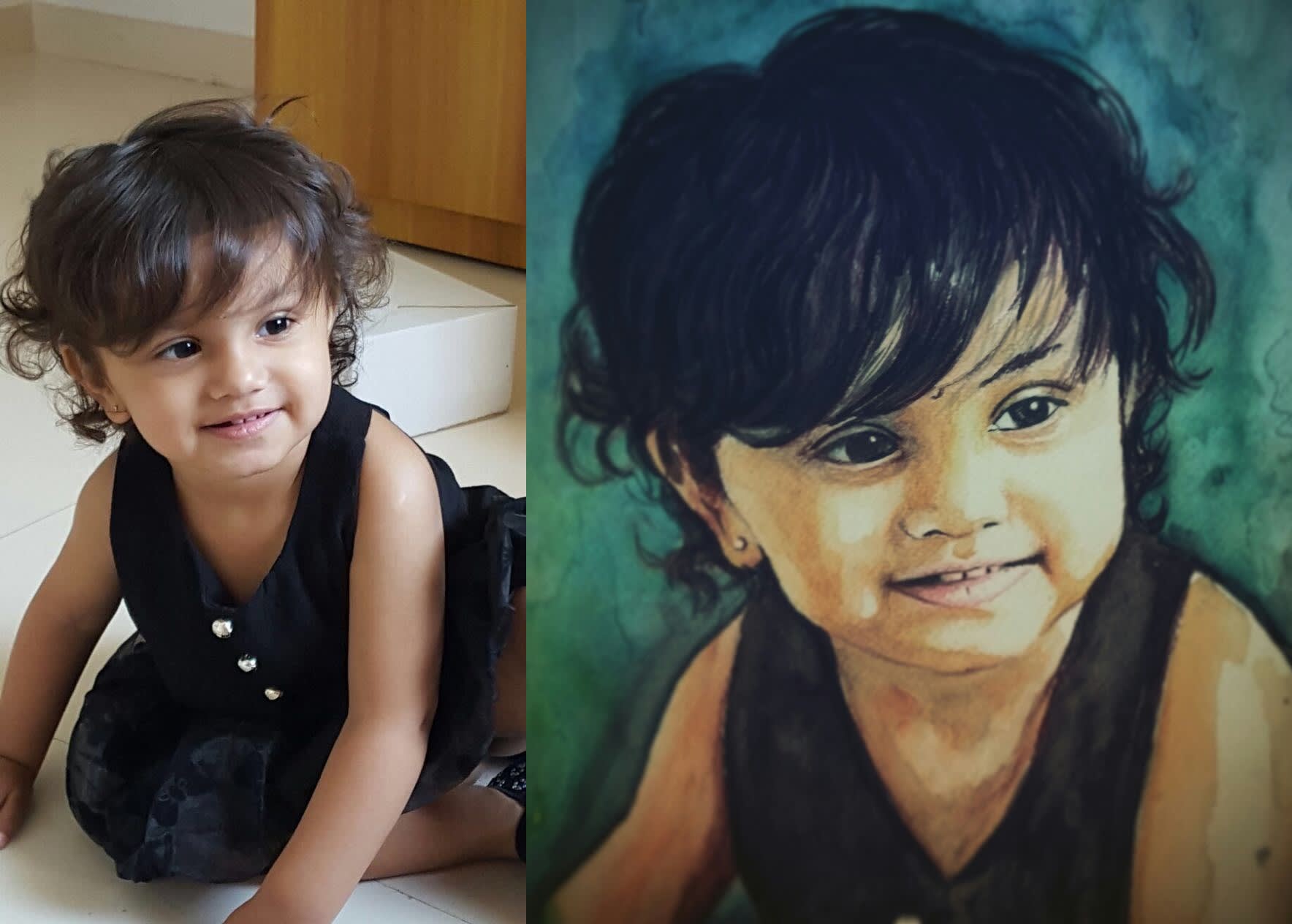Draw Realistic Hand Painted Watercolor Painting For You By Vishpatel09