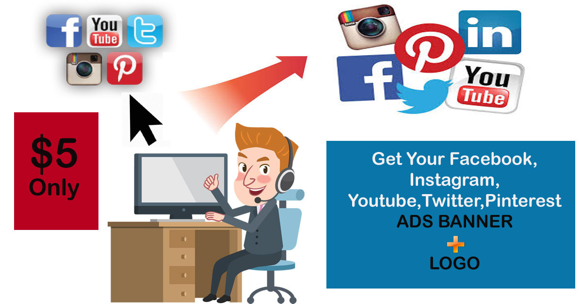 Create Fb Insta Youtube Twitter Etc Ads Banner By K0j653