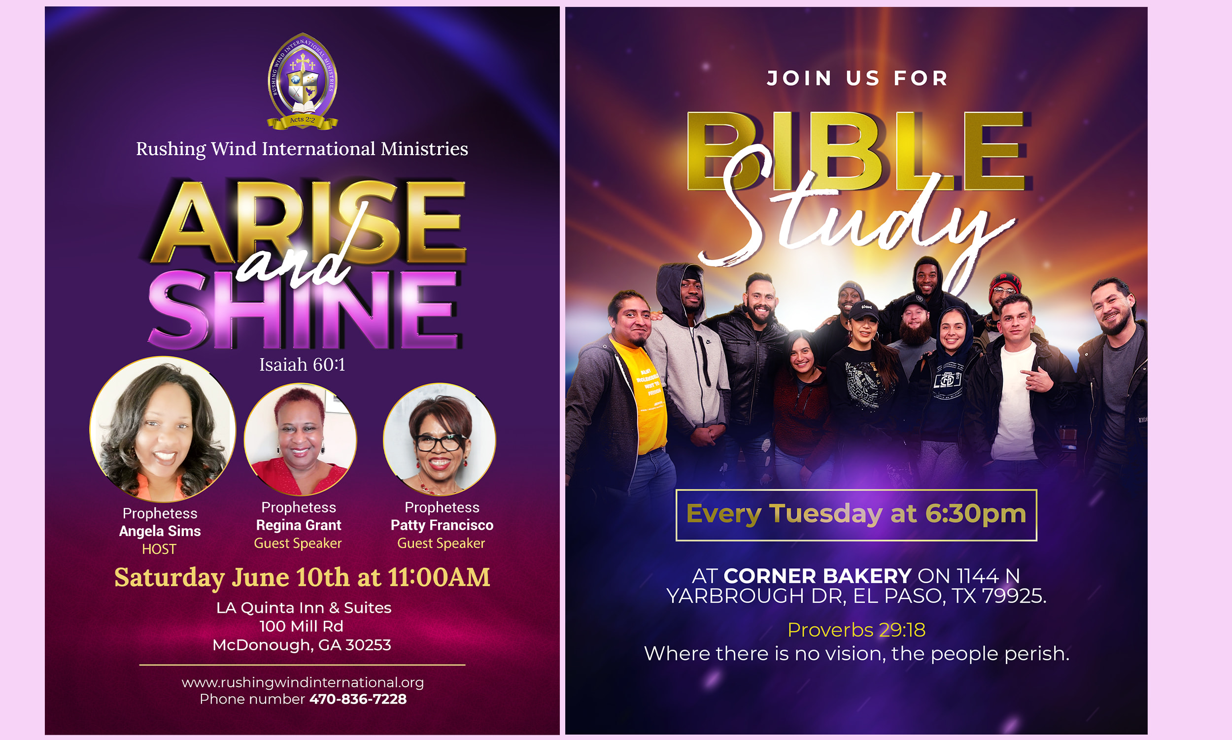 Design catchy church ministries flyer or poster by