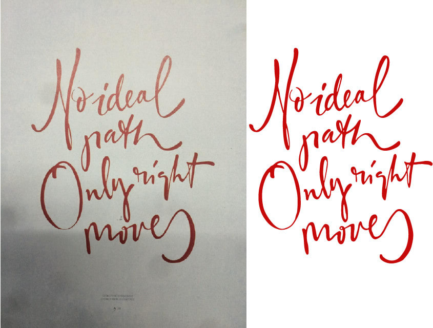 Trace Calligraphy Lettering For You By D Zigner Fiverr