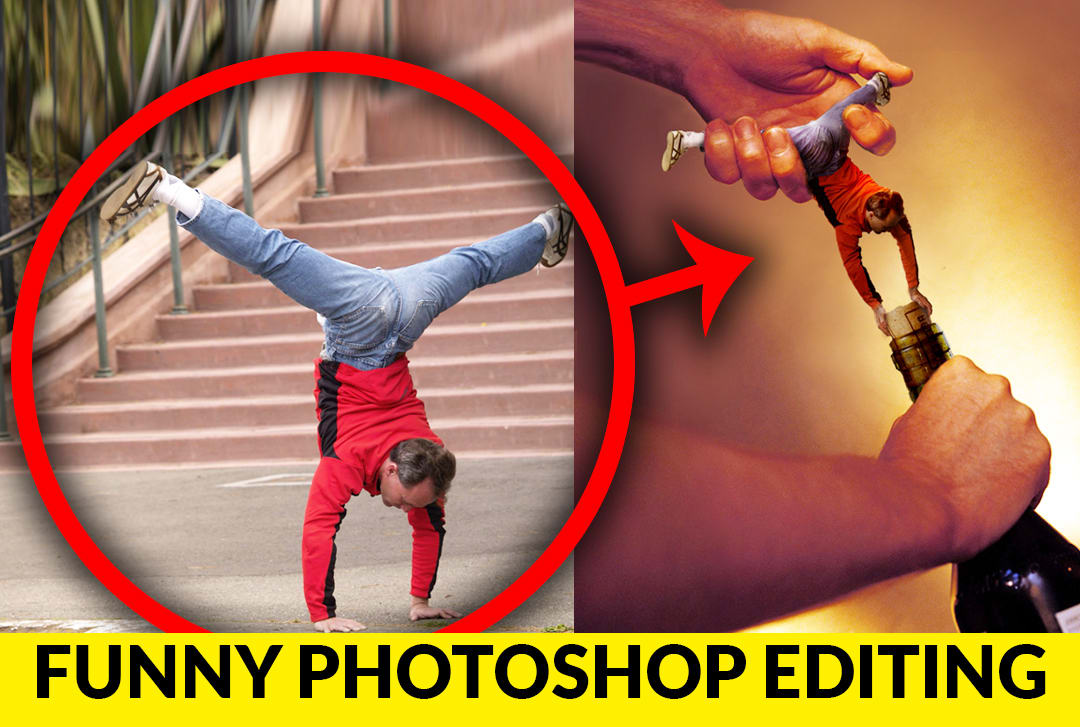 Make funny photoshop editing by Trollsmaker | Fiverr