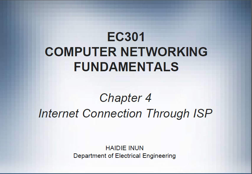 Networking Fundamentals Ppt Deals With