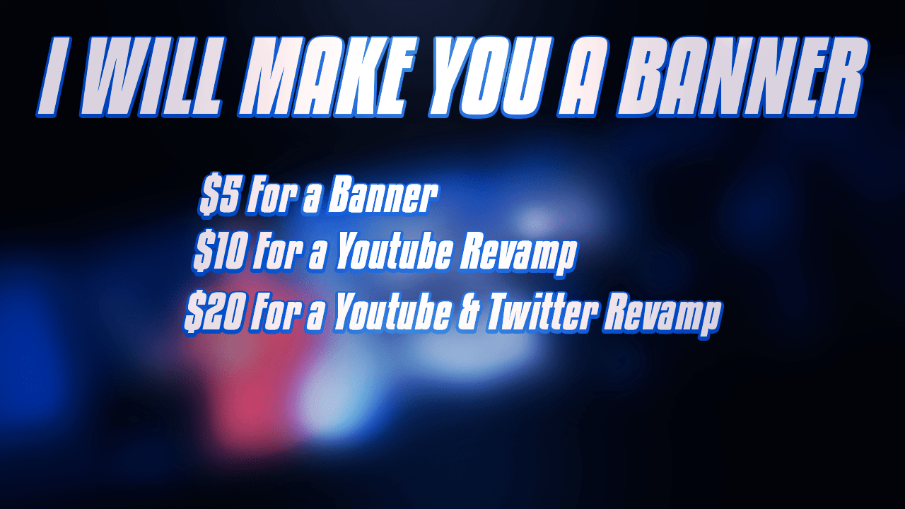 Make A Very Cool Youtube Banner Quick By Christiangaming