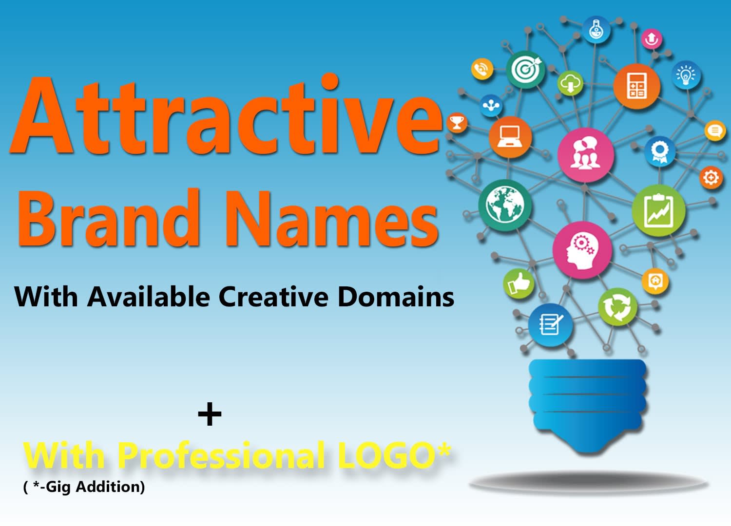 Create attractive brand names for your business by Techteamlk  Fiverr