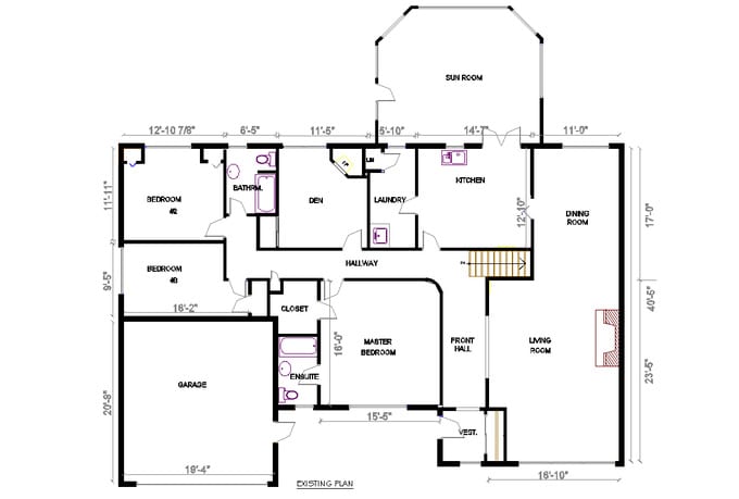 Do 2d Floor Plan And Elevation In Auto