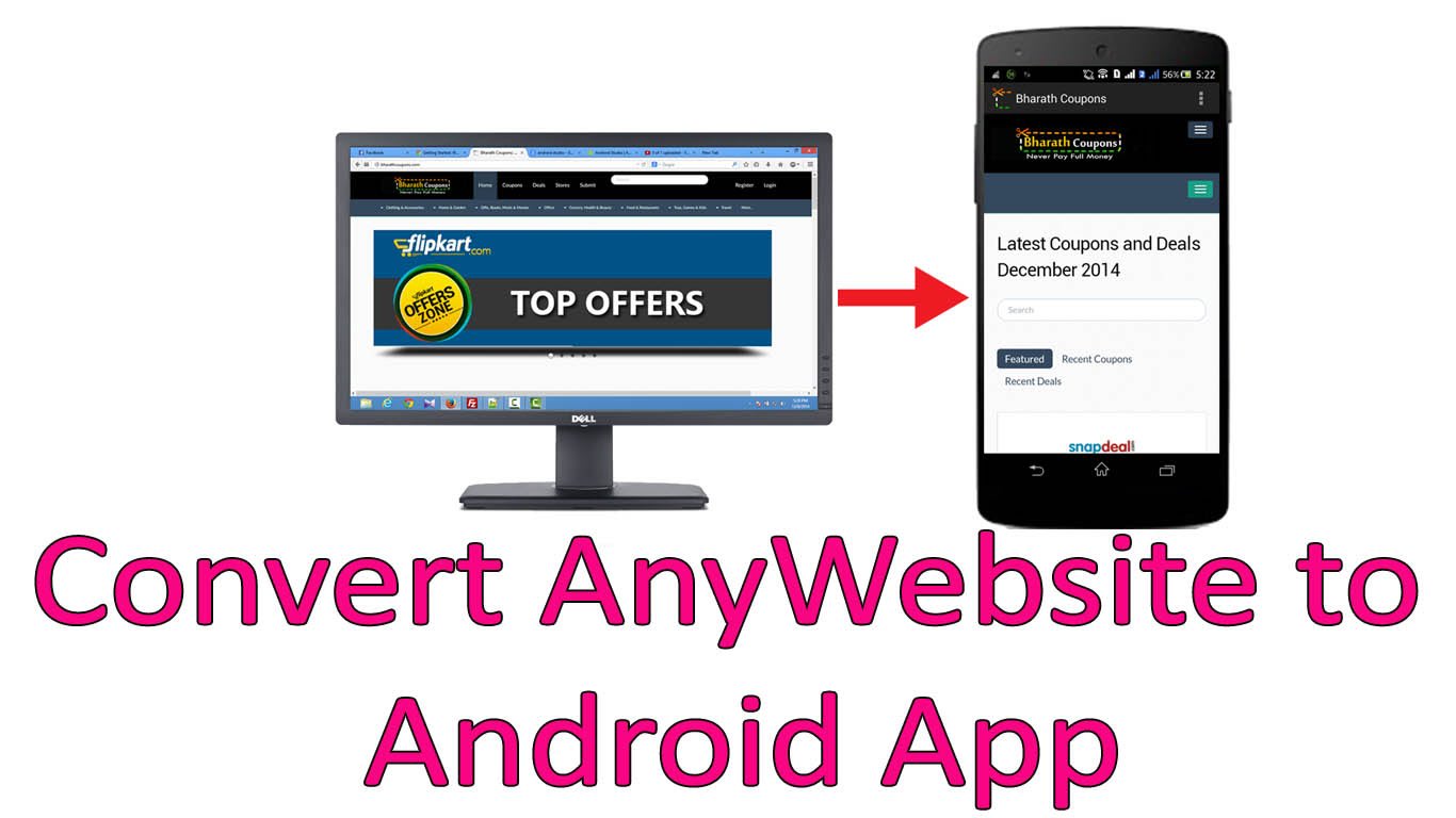 Web App Into Android App