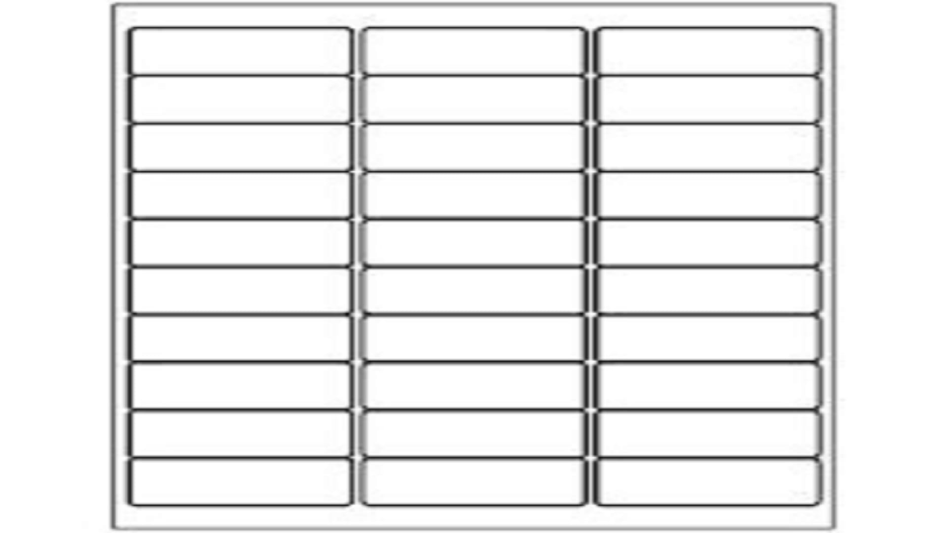 5160 Template 10 Boxes 30k Avery 5160 Template Address Labels Pres A 