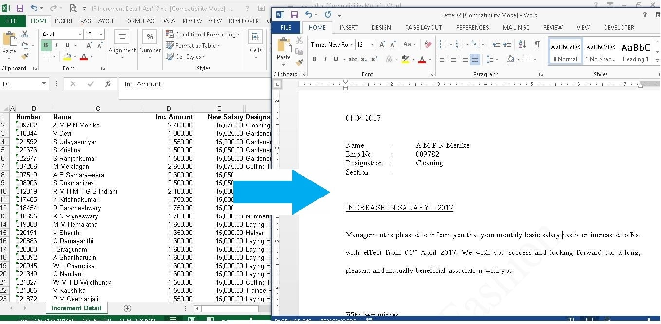 mail merge from excel to pdf free