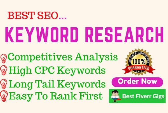 Do Best Seo Keyword Research By Seo Exp3rt Fiverr