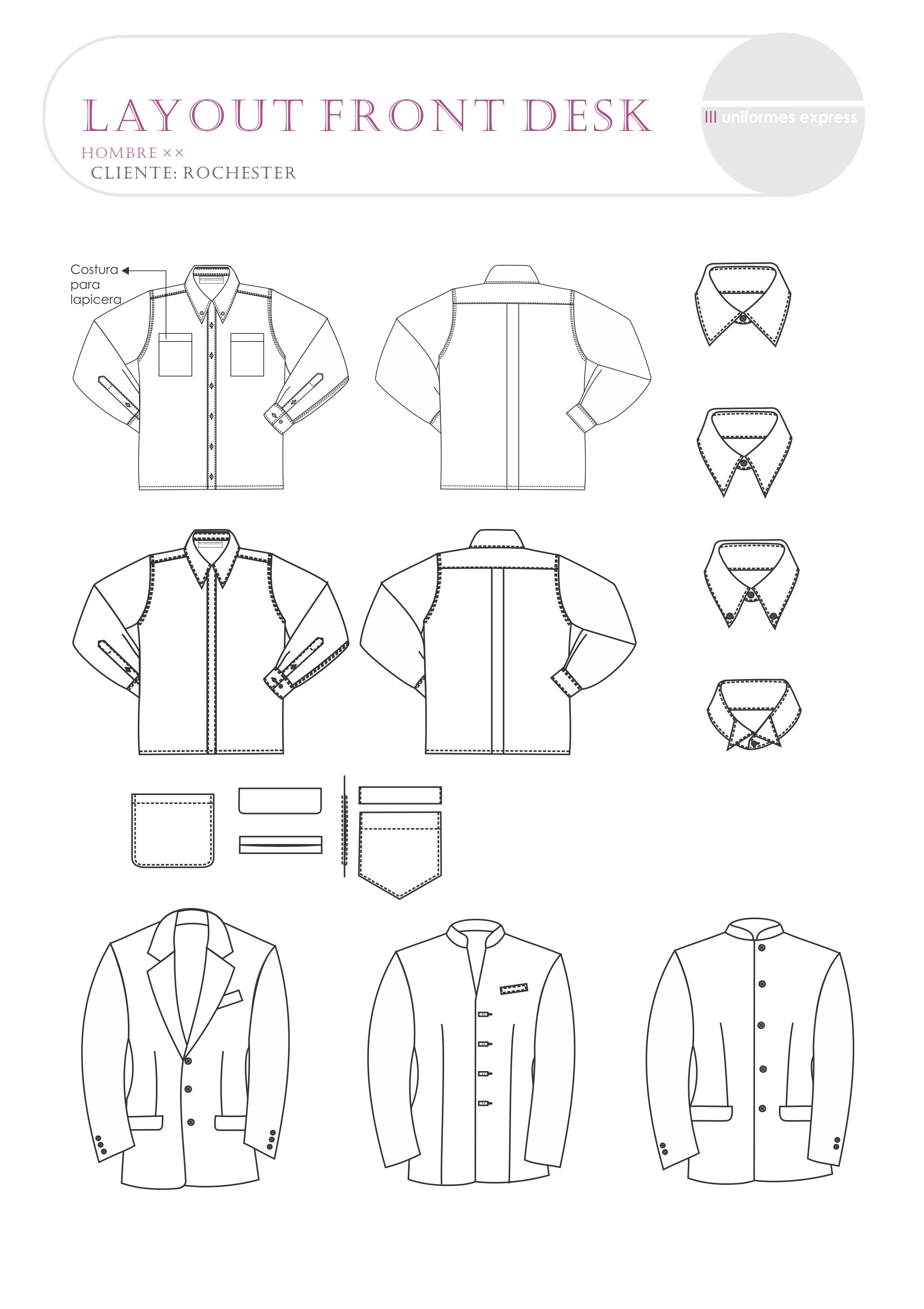 garment technical drawing