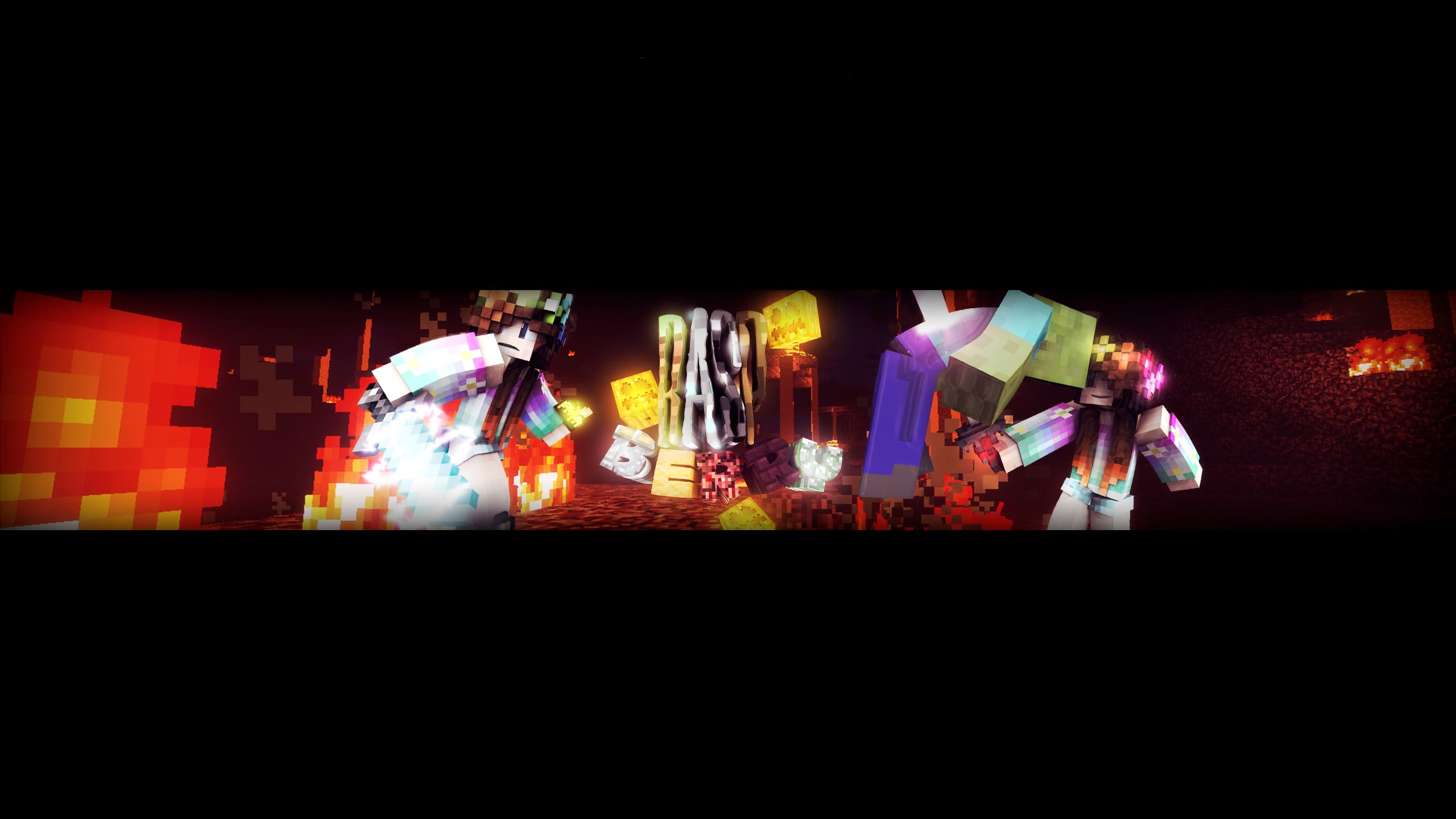 Make You A Minecraft Youtube Or Twitter Header With Your Logo By