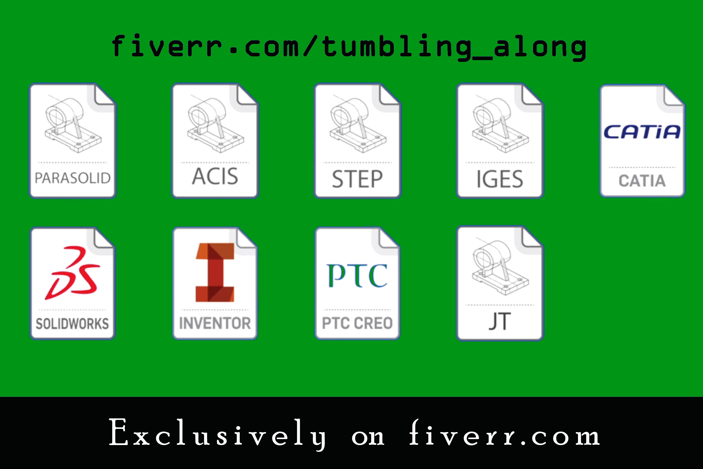 Do Conversion Between 3d Cad Model File Types By Tumbling Along