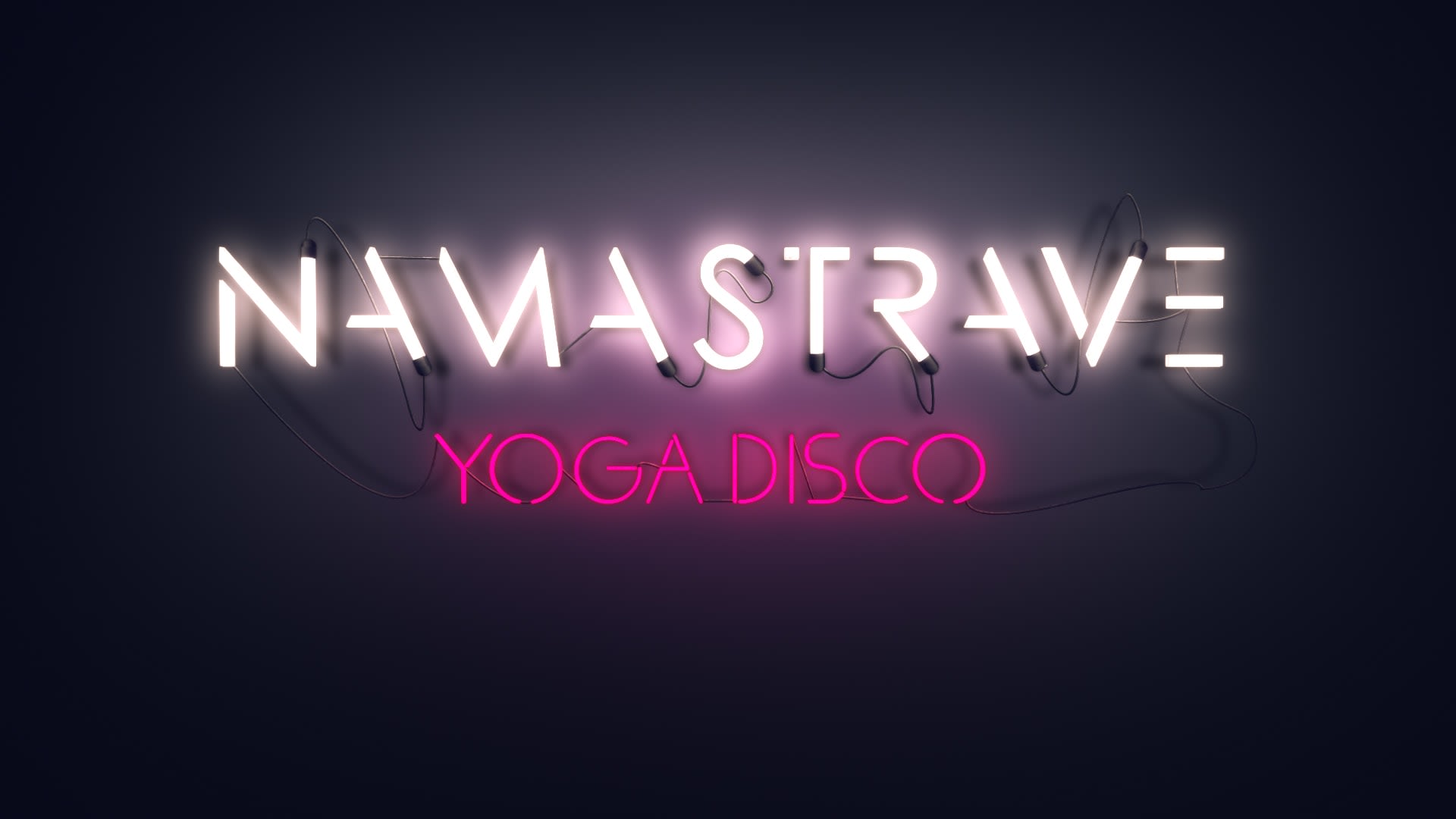 80's neon style