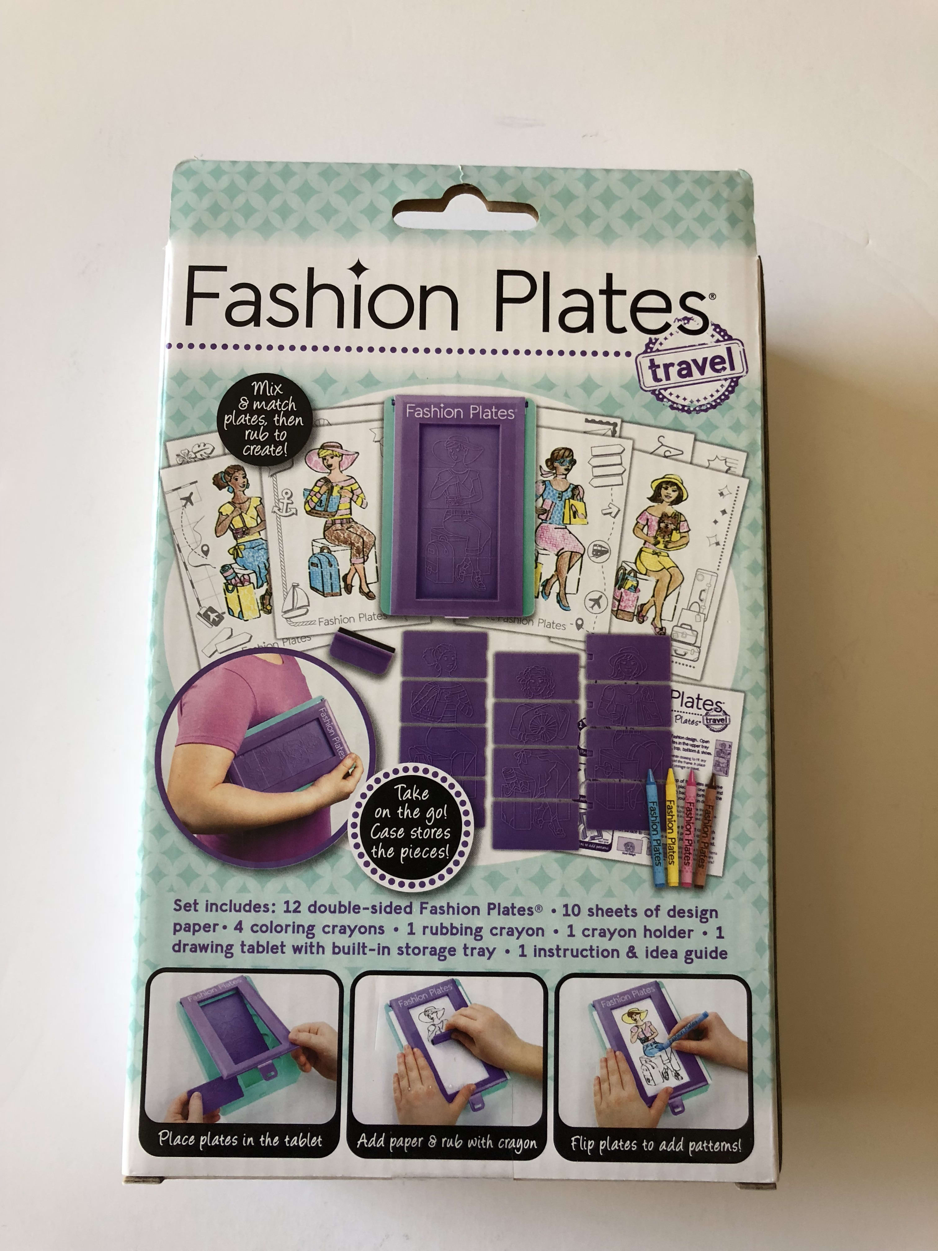 Fashion Plates Drawing Set, Travel