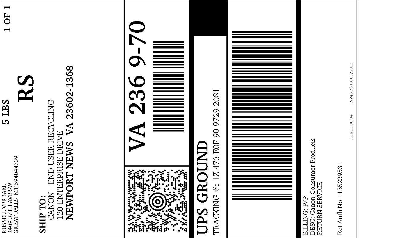 Ups Shipping Labels Printable / End Of Day Forms Shipstation Help U S