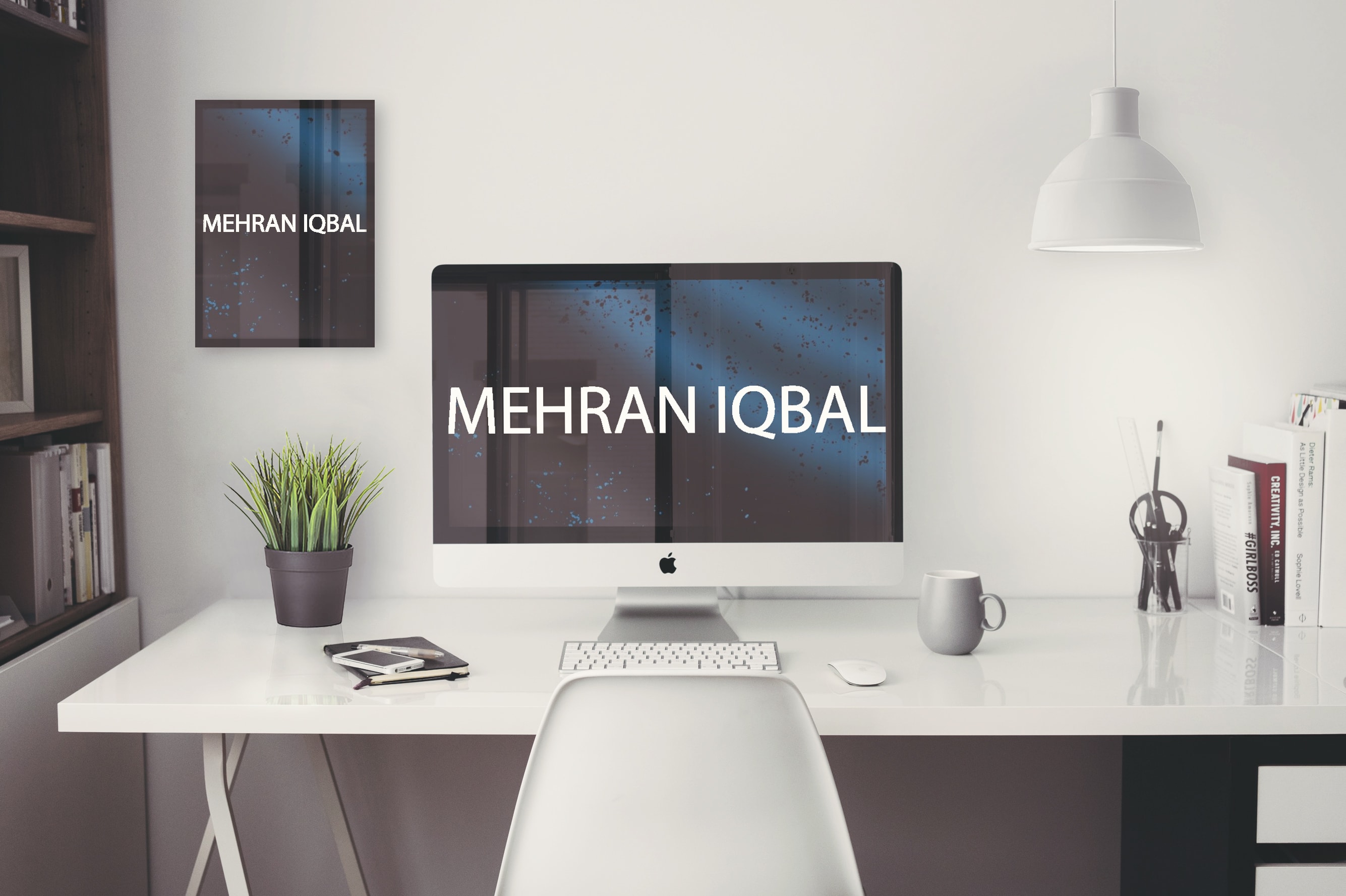 Free Imac 24” Mockup Easy Edited