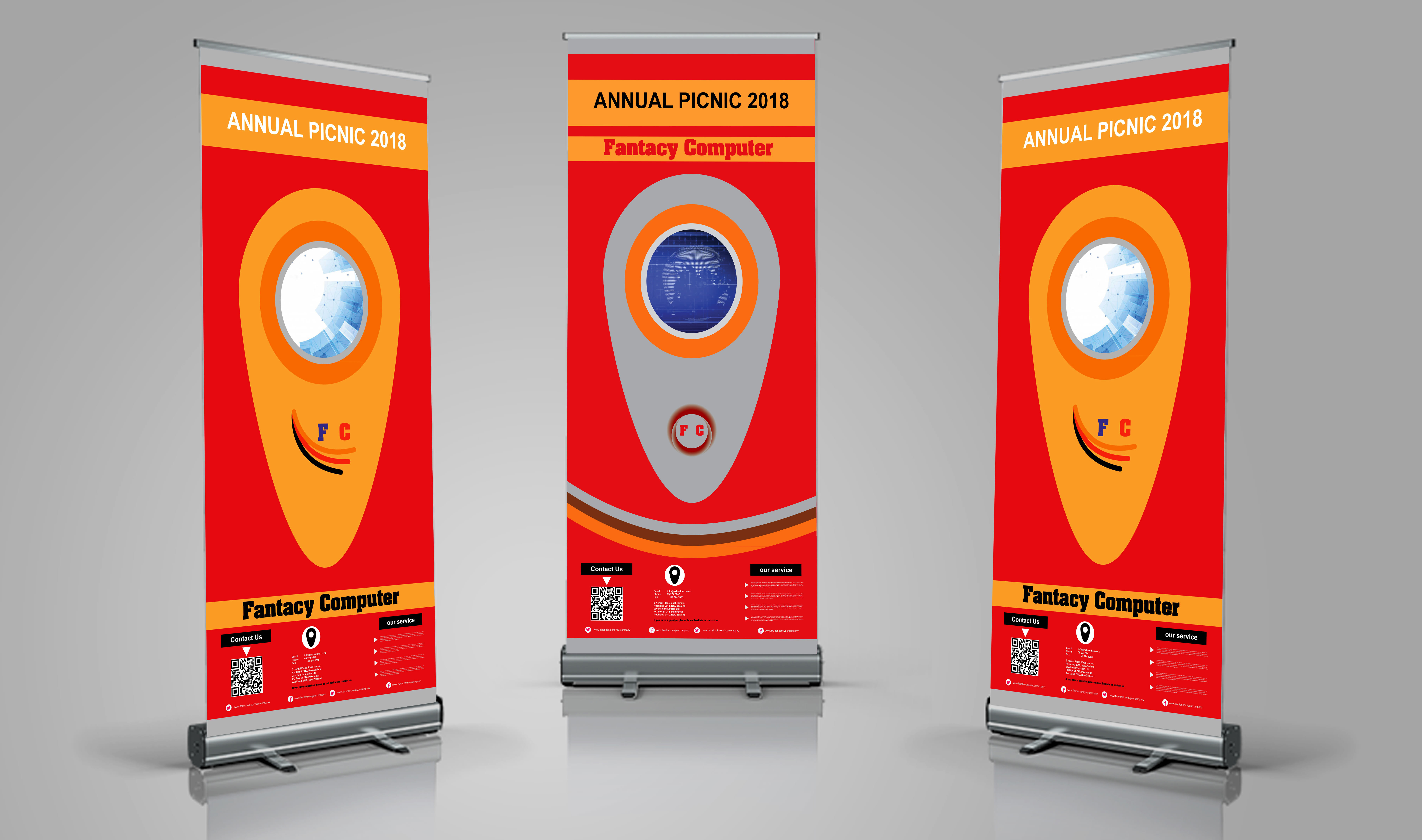 Design Your Roll Up Banner And Feather Flag In 24 Hours By