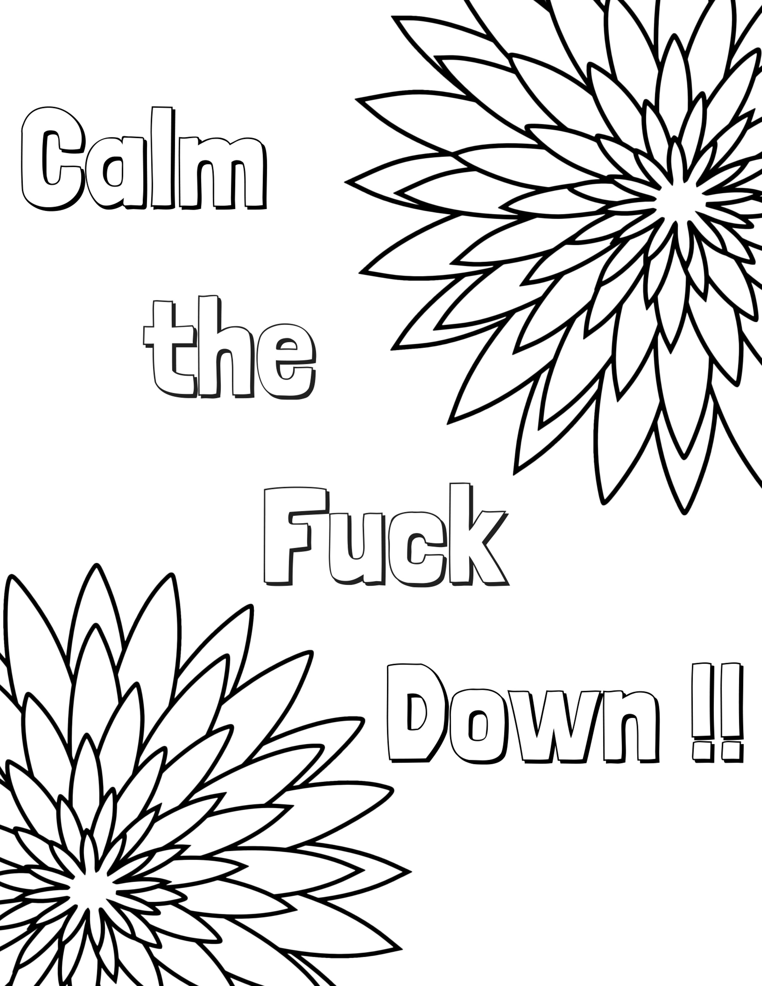 Give You 20 Printable Nsfw Adult Coloring Book Pages By