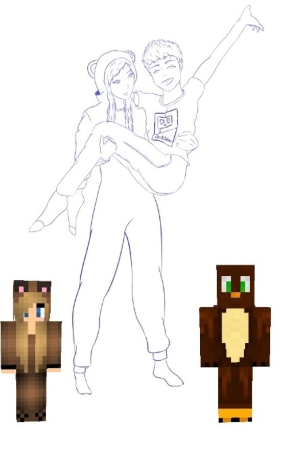 Draw A Digital Anime Avatar Of Your Minecraft Skin By Kriptiana