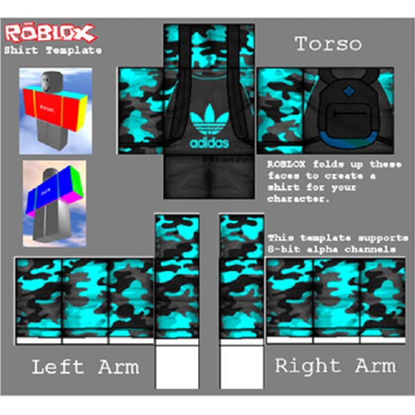 Roblox Custom Back round clothingn template(free) by YouFoundCash