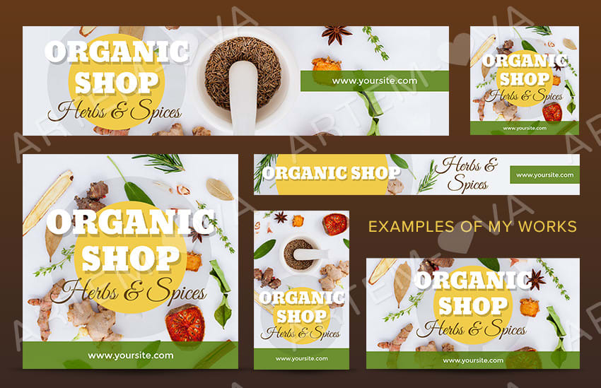 Create 6 Sizes Html5 Creative Banner Ads By Iqradilshad