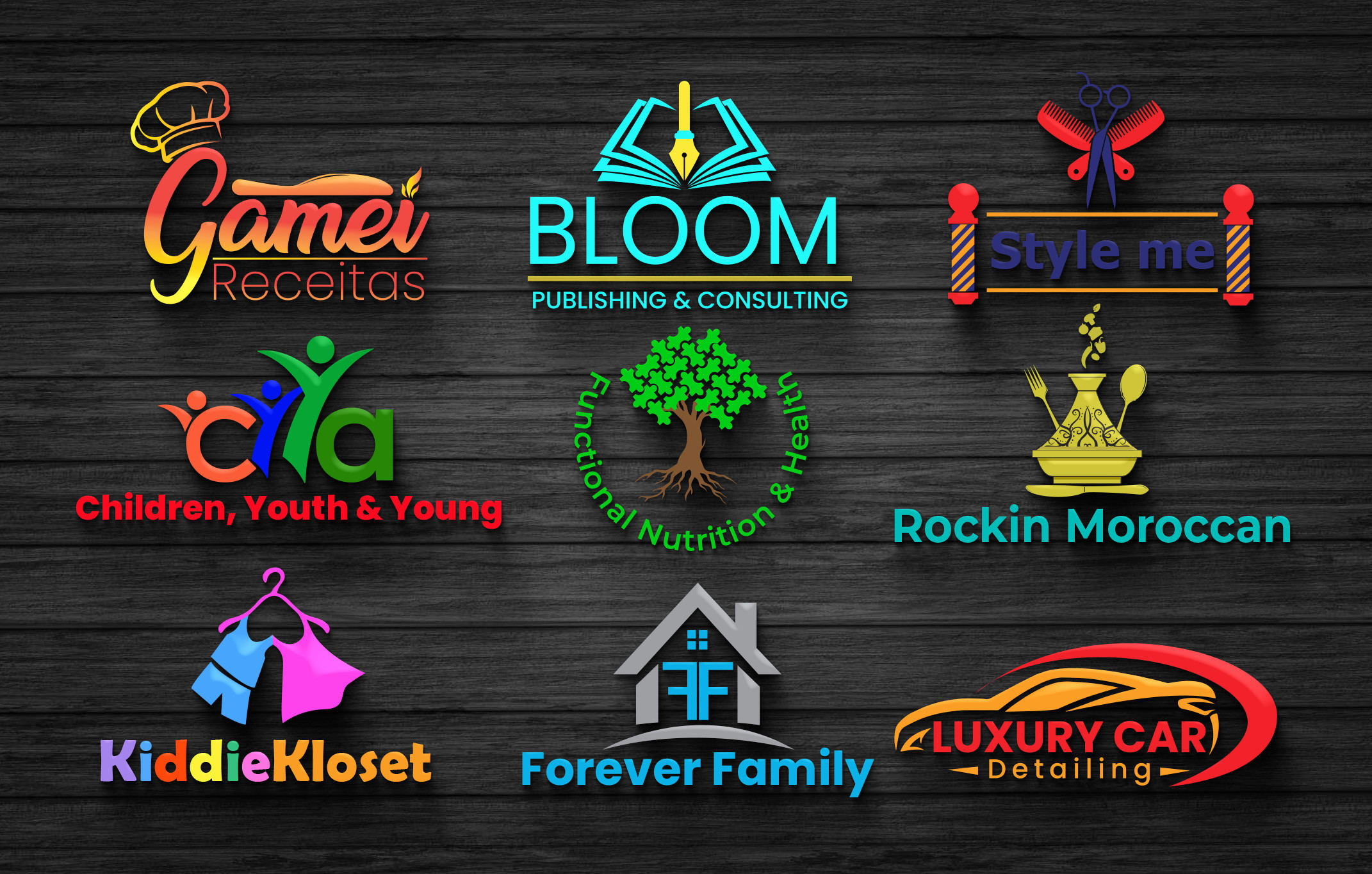 Design Professional 2d 3d Logo By Raj Graphics Fiverr