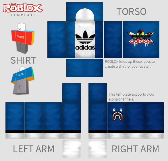 Adidas Roblox Shirt Logo